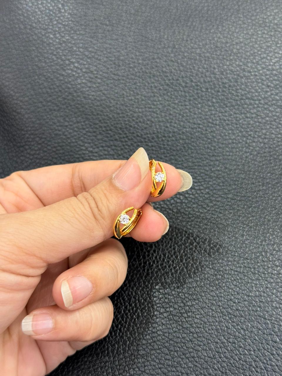 CZ Stone Split Ring