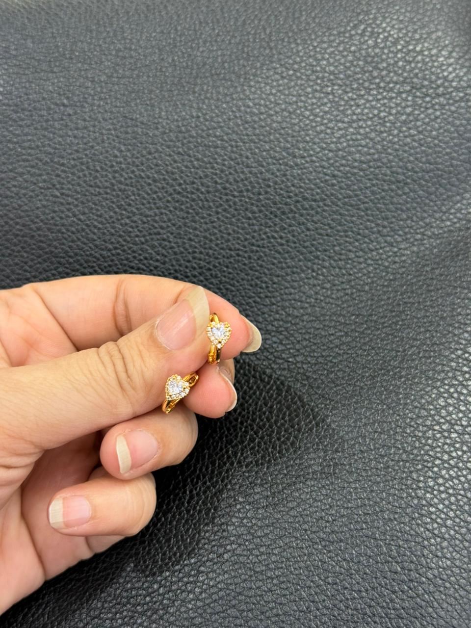 Dainty CZ Heart Ring