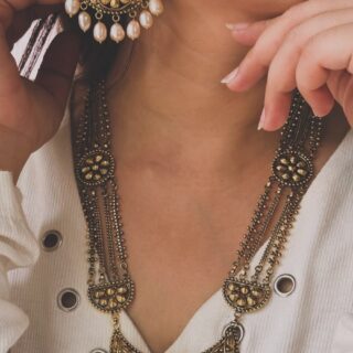 Pearl Flora Antique Necklace