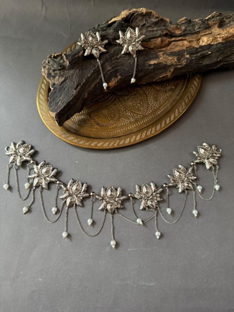 Lotus Pearl Necklace