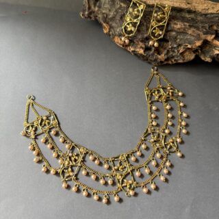 Kumudini Pearl Necklace (কুমুদিনী) Golden