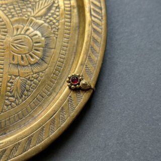 Vintage Beaded Teardrop Nath