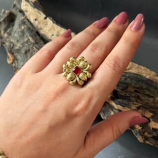 Vintage Floral Ring V4