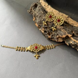 Vintage Medallion Choker Set