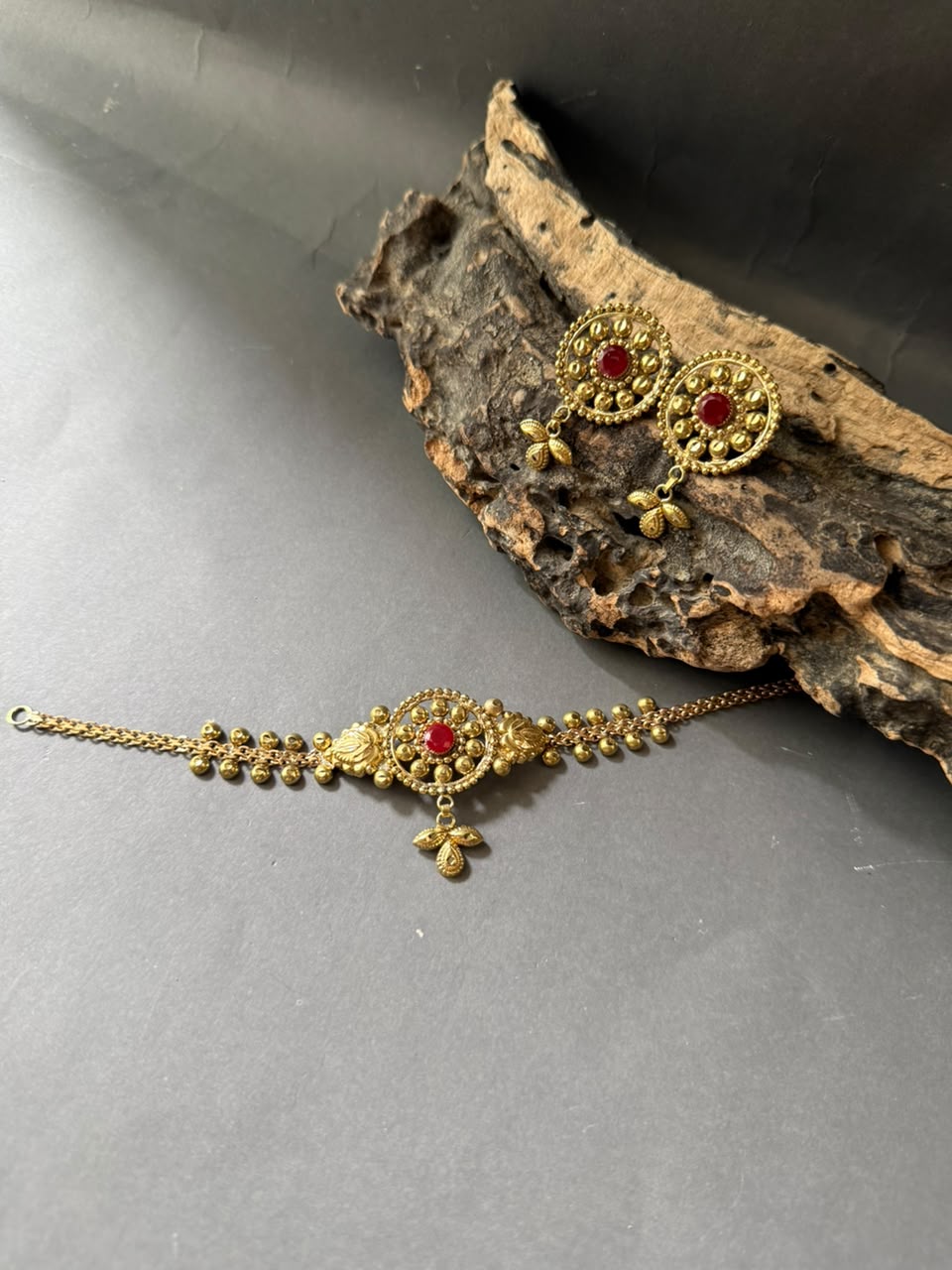 Vintage Medallion Choker Set